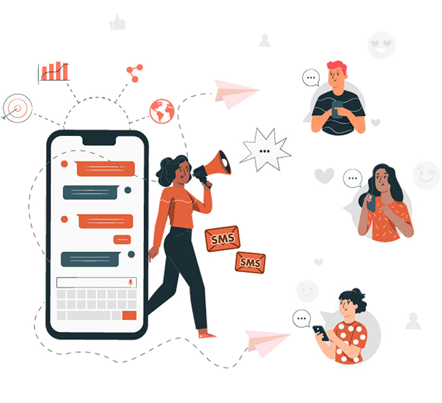 SMS Gateway Illustration